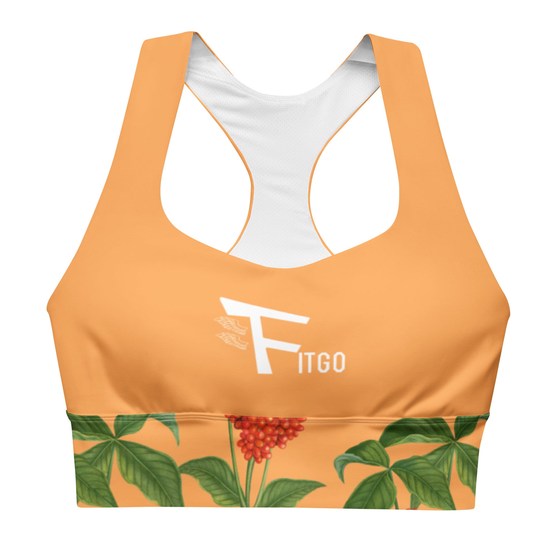 Women's Fitgo Rosy Plus Size Longline Sports Bra – FITGO