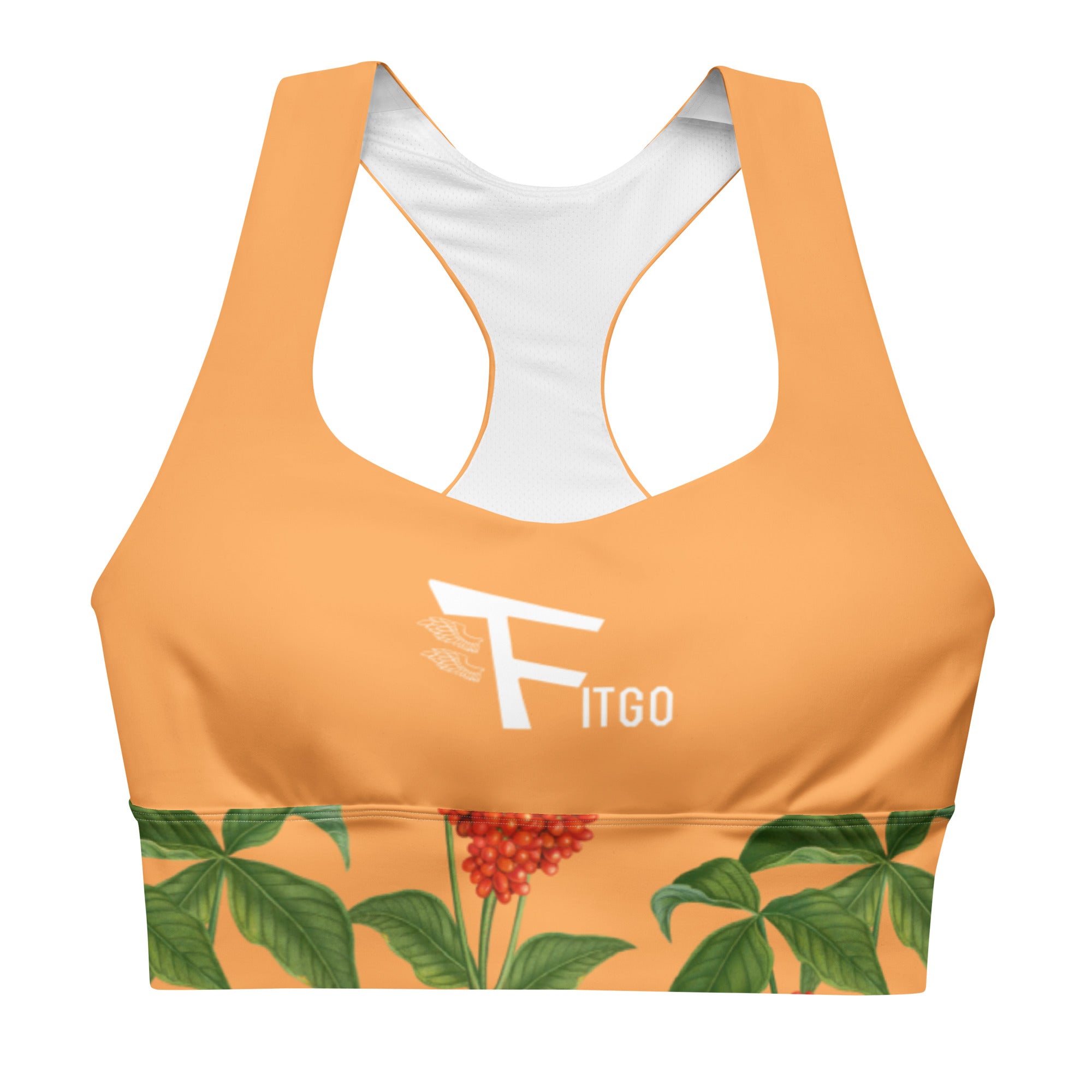 Women's Fitgo Rosy Plus Size Longline Sports Bra