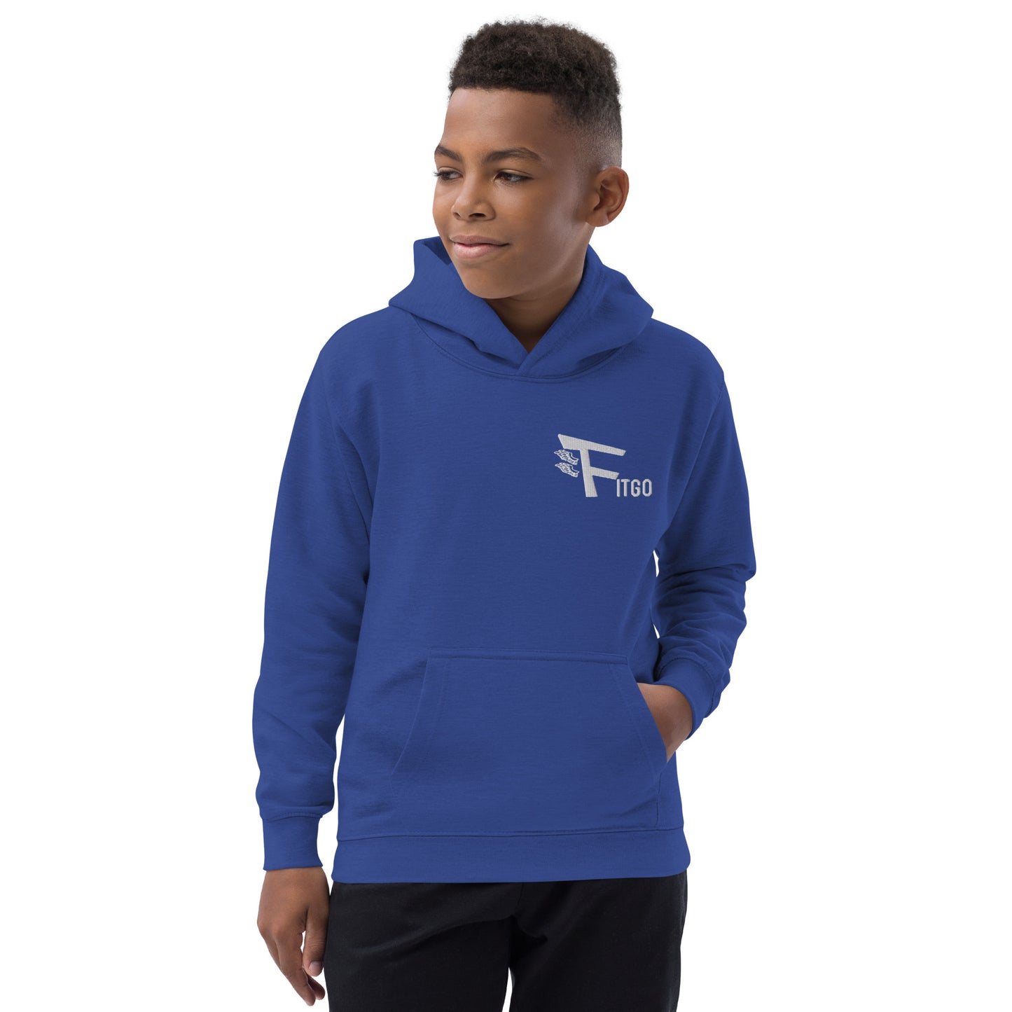 Boy's Fitgo Stitched Hoodie